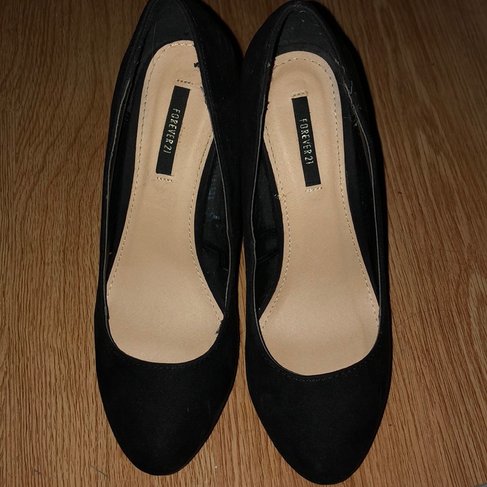 Forever 21 Black Heels Size 6 Women’s
